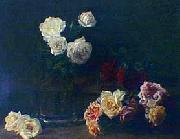 Rosas blancas Henri Fantin-Latour